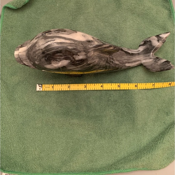 Marble dolphin statue - Picture 2 of 5